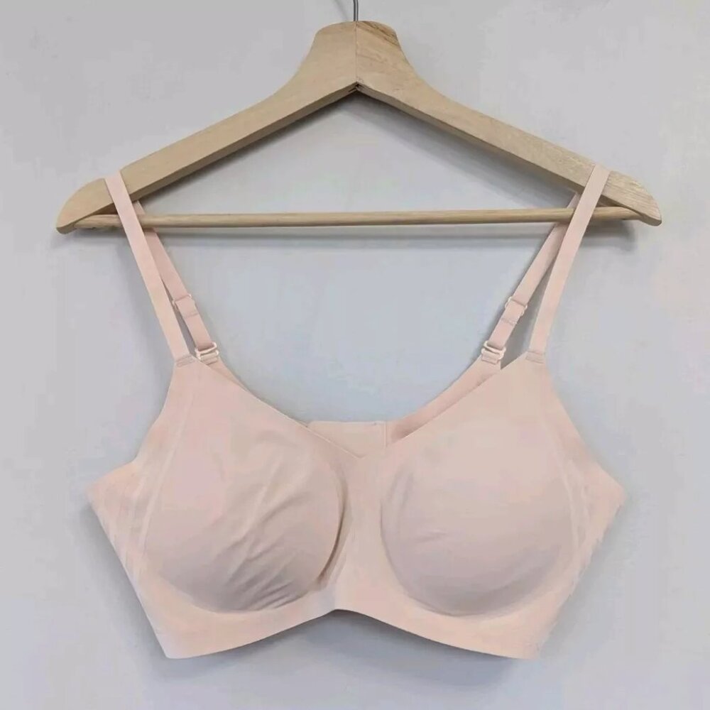 Honeylove Silhouette Wire-Free Bra Beige Size L 38B